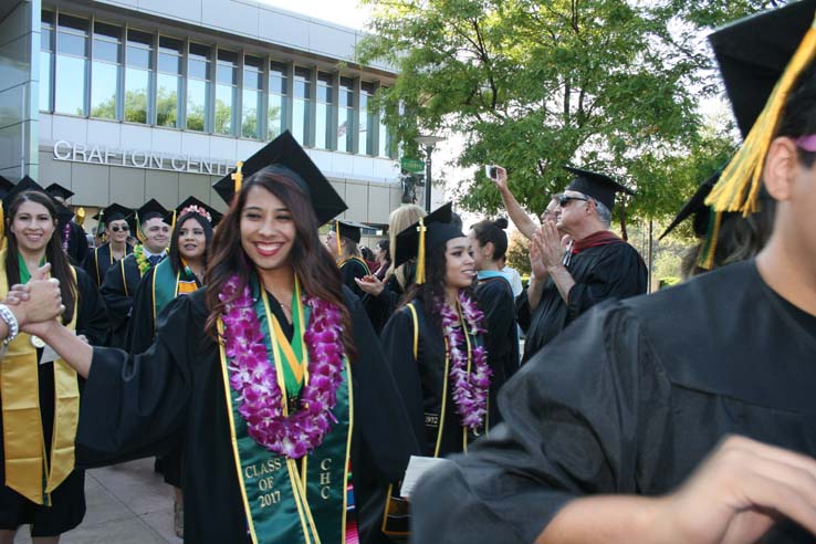 Students at Commencement