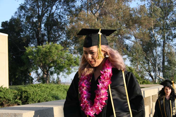 Students at Commencement