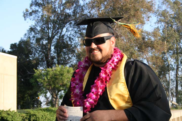 Students at Commencement