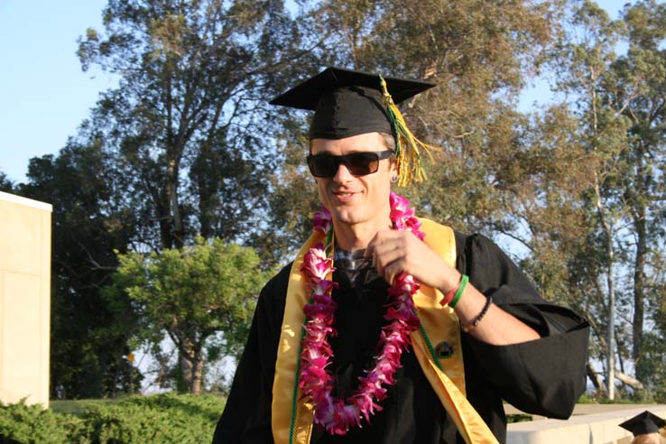 Students at Commencement