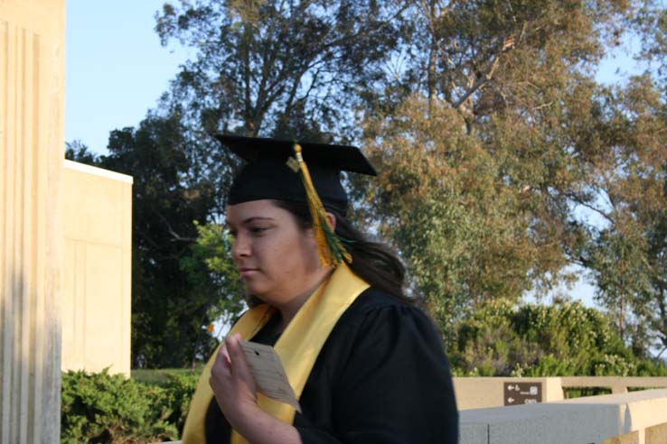Students at Commencement