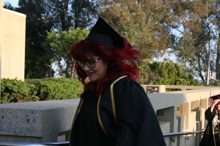 Students at Commencement