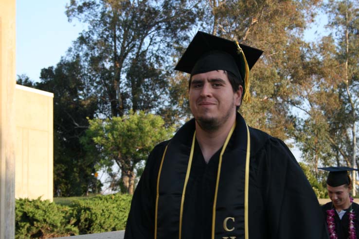 Students at Commencement