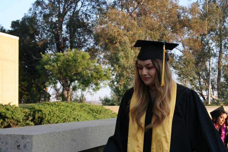 Students at Commencement