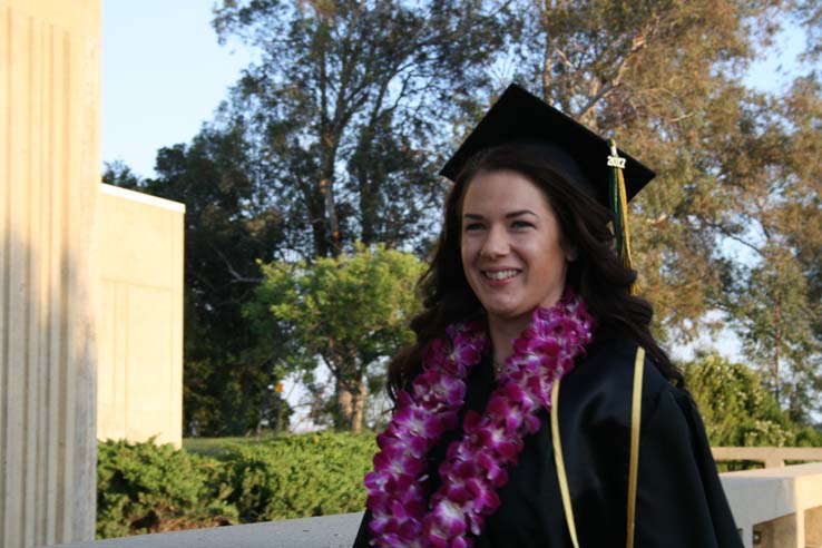 Students at Commencement