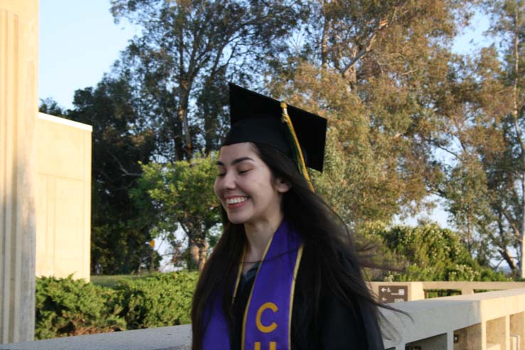 Students at Commencement