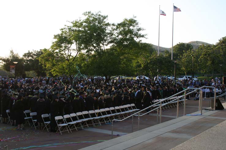 Students at Commencement