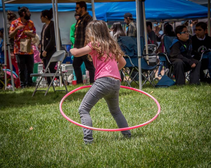 Attendees at the Herbivore Festival
