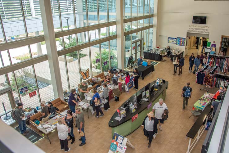 Attendees at the Herbivore Festival