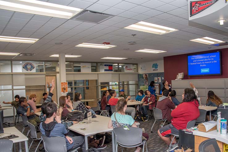 Students on Senior Day