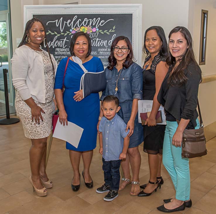 People enjoying the Student Recognition Dinner
