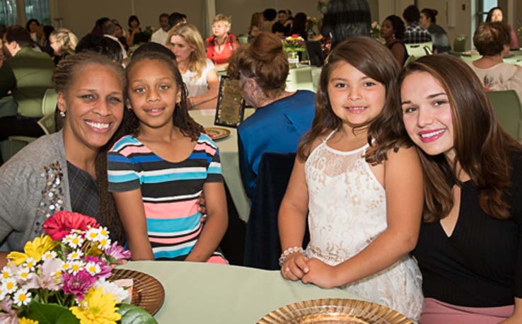 People enjoying the Student Recognition Dinner