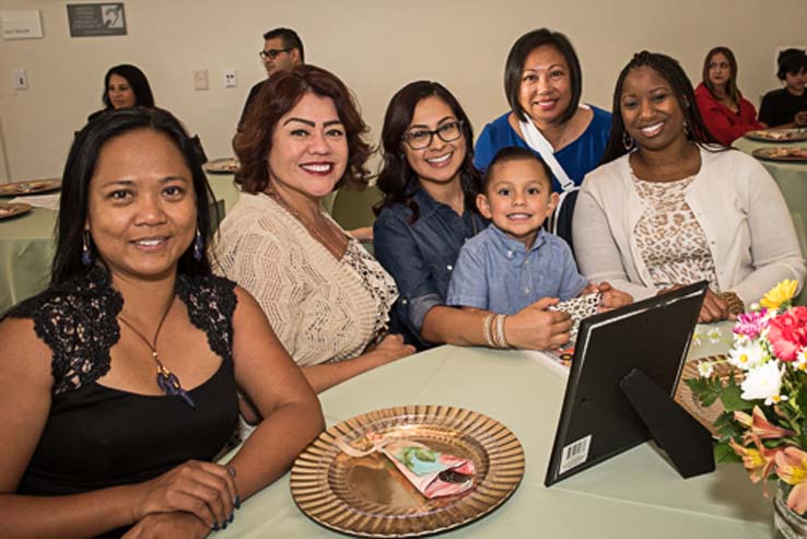People enjoying the Student Recognition Dinner