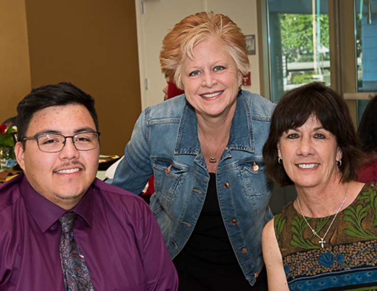 People enjoying the Student Recognition Dinner