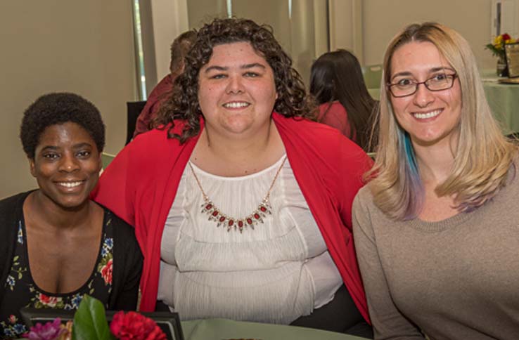 People enjoying the Student Recognition Dinner