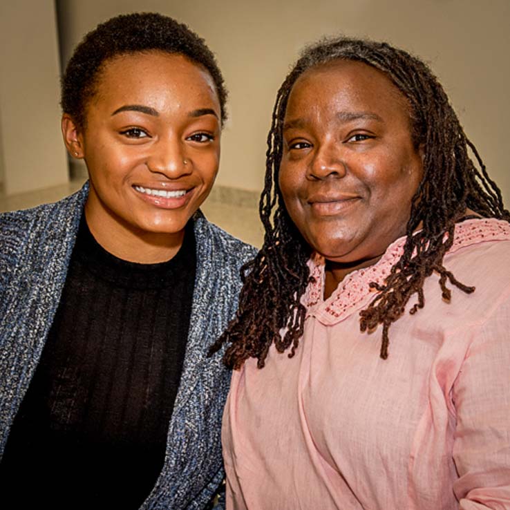 People enjoying the Student Recognition Dinner