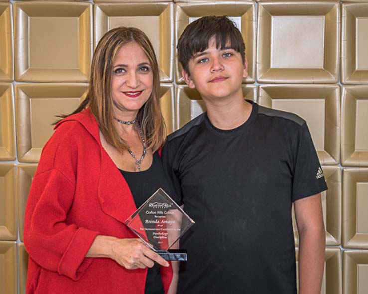 People enjoying the Student Recognition Dinner