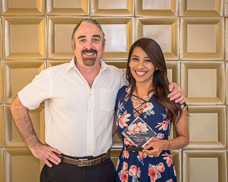People enjoying the Student Recognition Dinner