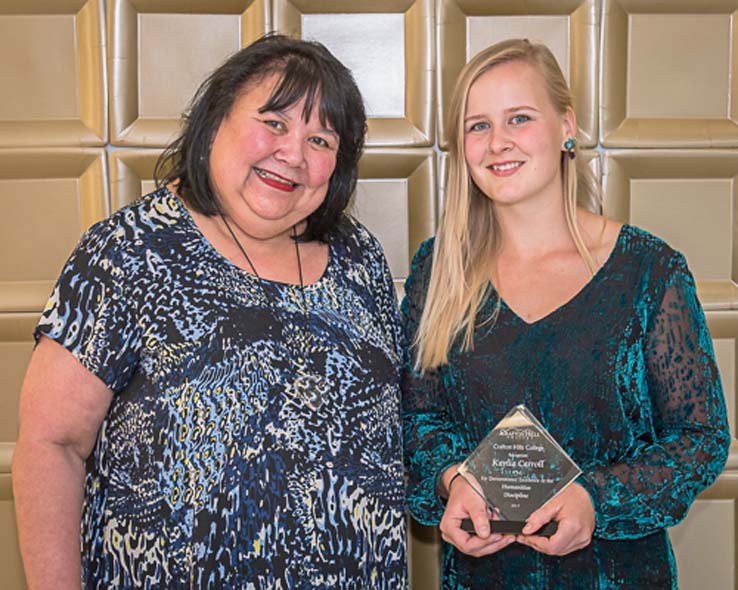People enjoying the Student Recognition Dinner