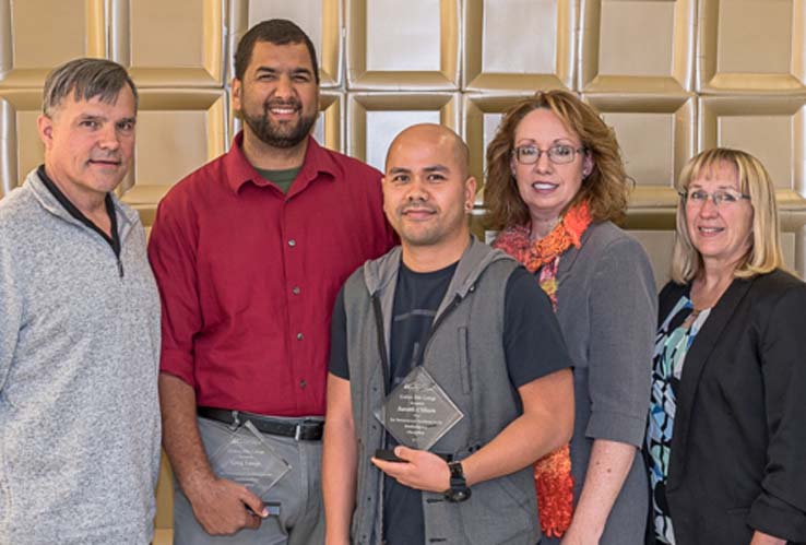 People enjoying the Student Recognition Dinner