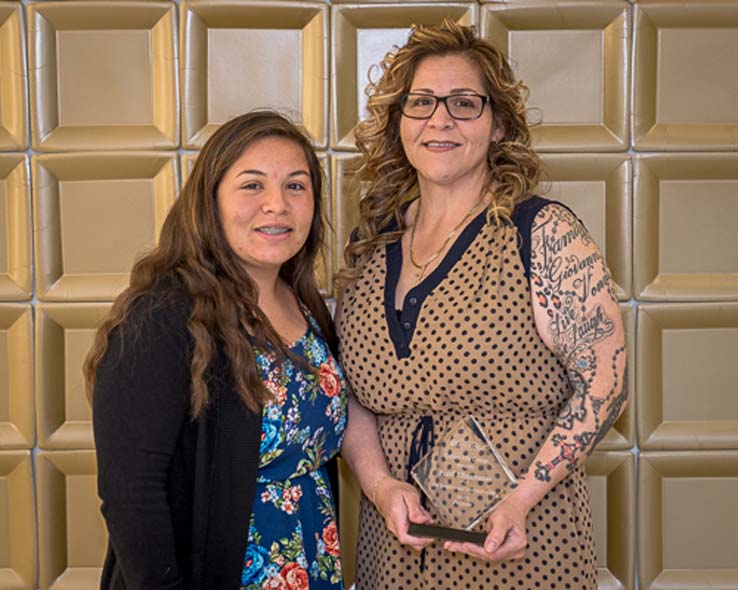 People enjoying the Student Recognition Dinner