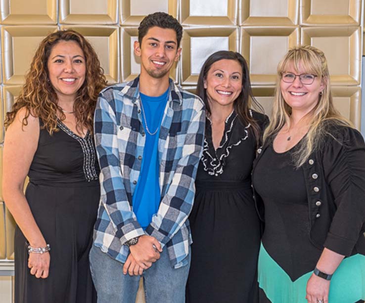 People enjoying the Student Recognition Dinner