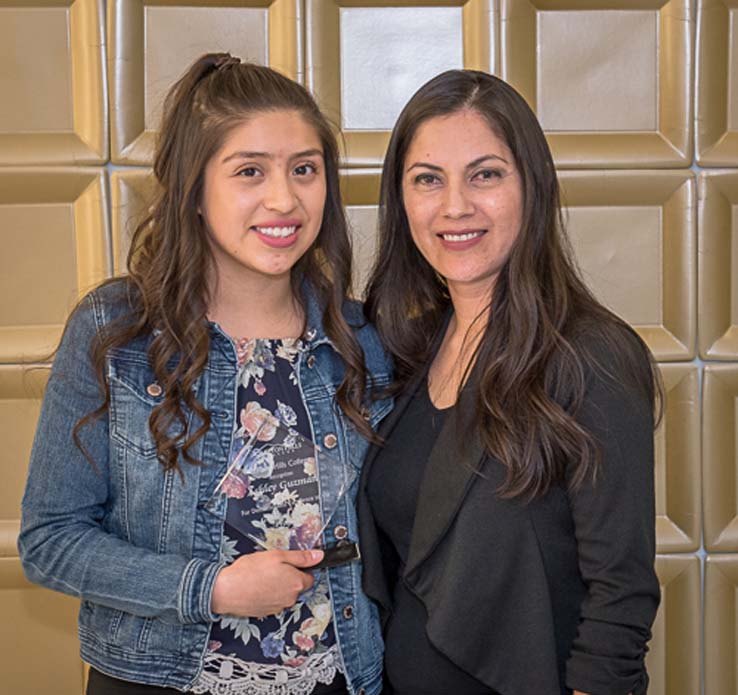 People enjoying the Student Recognition Dinner