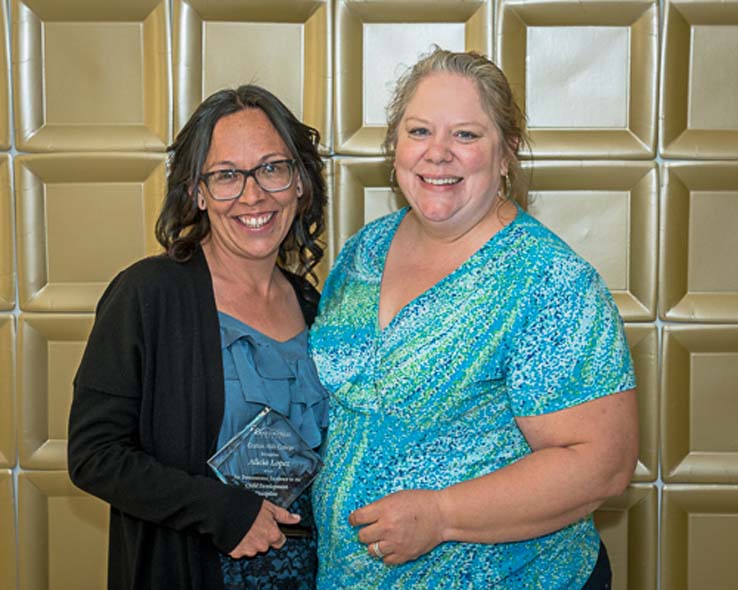 People enjoying the Student Recognition Dinner