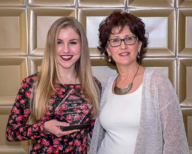 People enjoying the Student Recognition Dinner