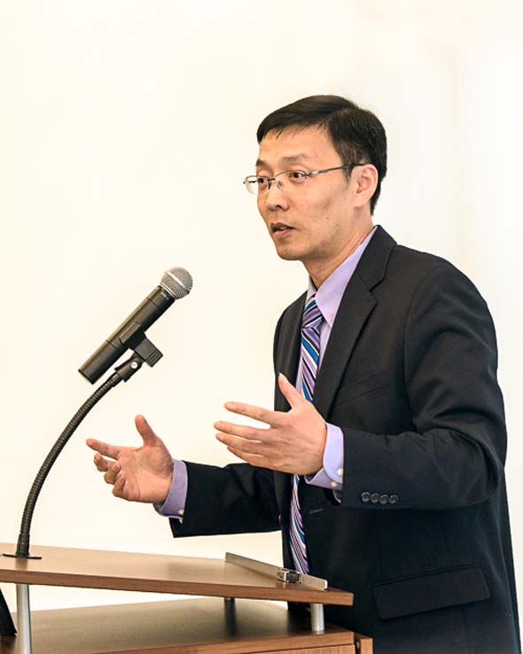 People enjoying the Student Recognition Dinner