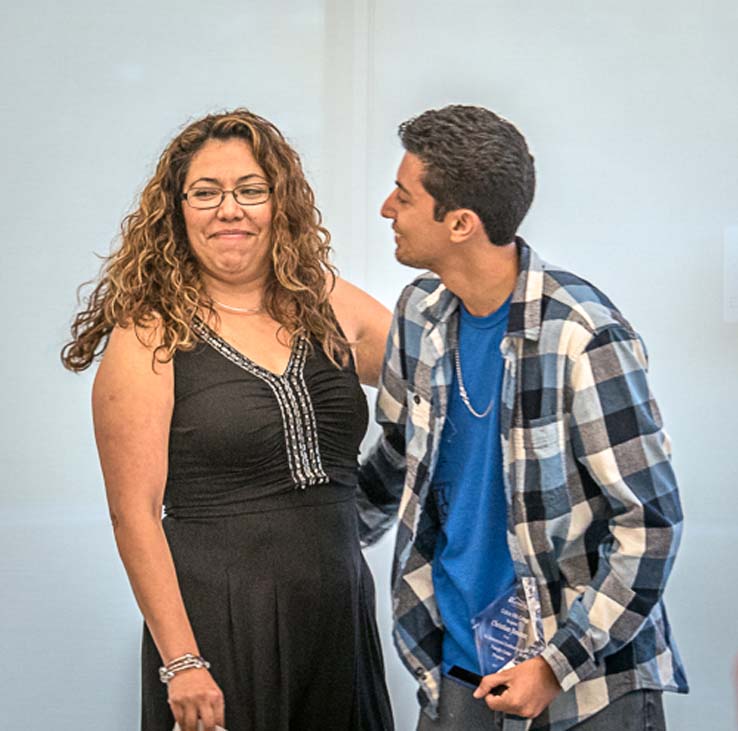 People enjoying the Student Recognition Dinner