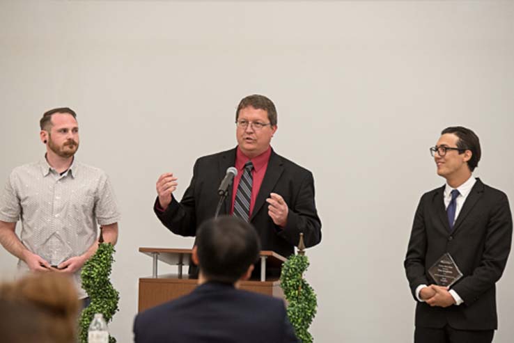 People enjoying the Student Recognition Dinner