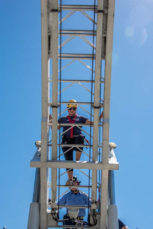 Attendees at Women in the Fire Service event