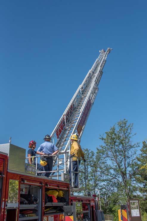 Attendees at Women in the Fire Service event