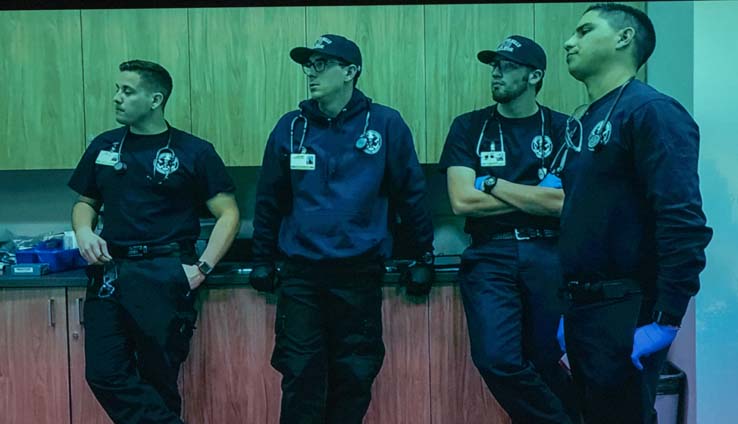 Cadets graduating from Fire Academy