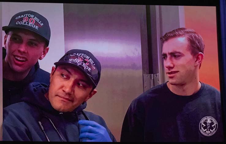 Cadets graduating from Fire Academy