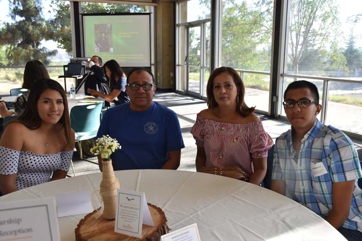 People enjoying the Foundation reception