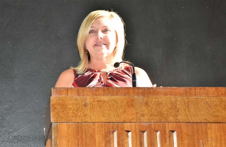 People enjoying the Foundation reception