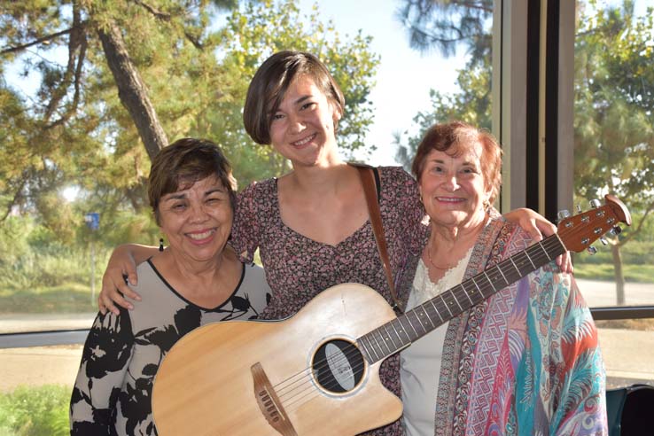 People enjoying the Foundation reception
