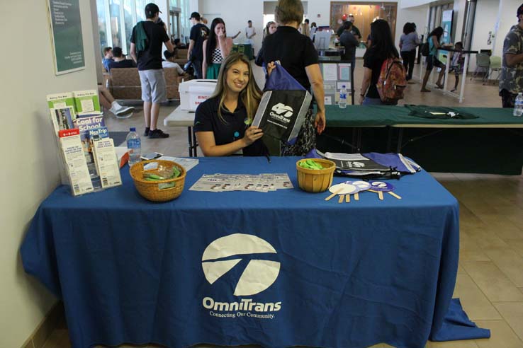 Students enjoying the Roadrunner Rally