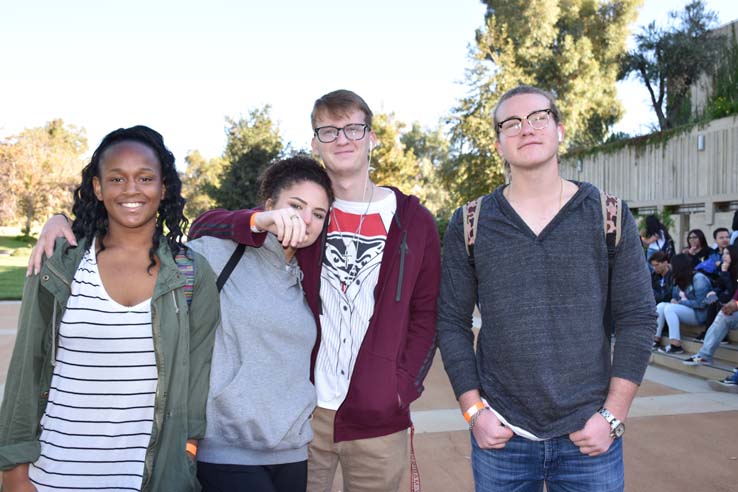 Students at Senior Day