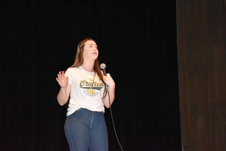 Students at Senior Day