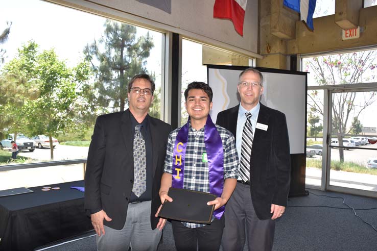 CHC Honors Institute graduates showcase their academic achievements.