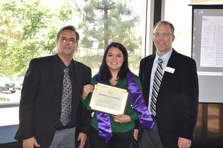 CHC Honors Institute graduates showcase their academic achievements.