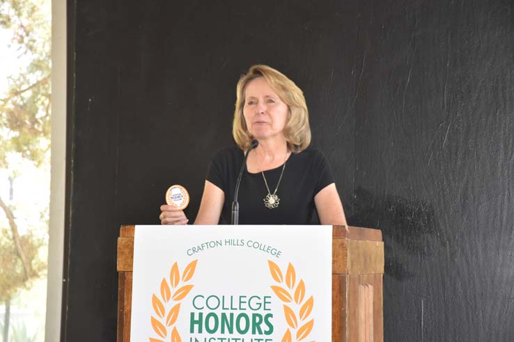 CHC Honors Institute graduates showcase their academic achievements.