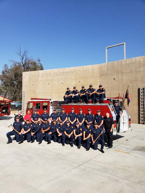 Students at the 88th Fire Academy Graduation
