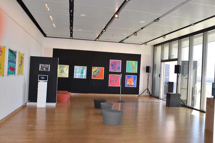 People enjoying the Black History Month Kick-Off