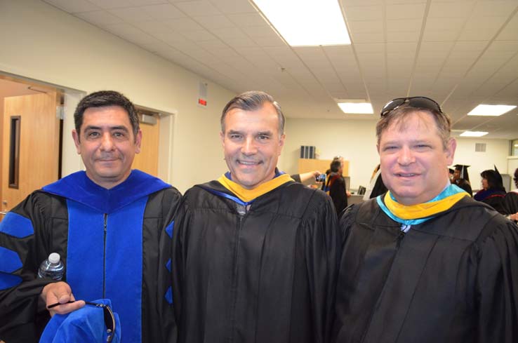 Students enjoying Commencement