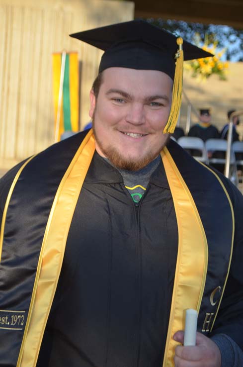 Students enjoying Commencement