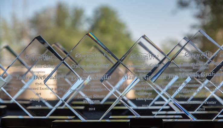 Student recognition award recipients.